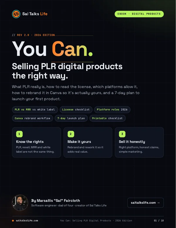 Cover of You Can: Selling PLR Digital Products the Right Way (2026 Edition)